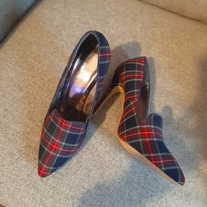 Unique Tartan Plaid Style Stiletto